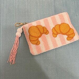 Marshalls Pink and Orange Beaded Clutch